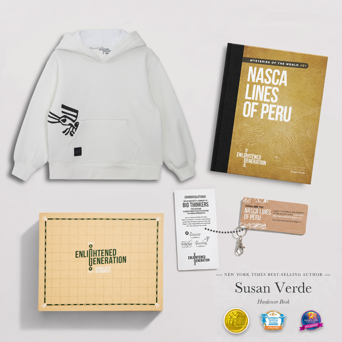 Nasca Pelican Hoodie Gift Box with Book & Activities
