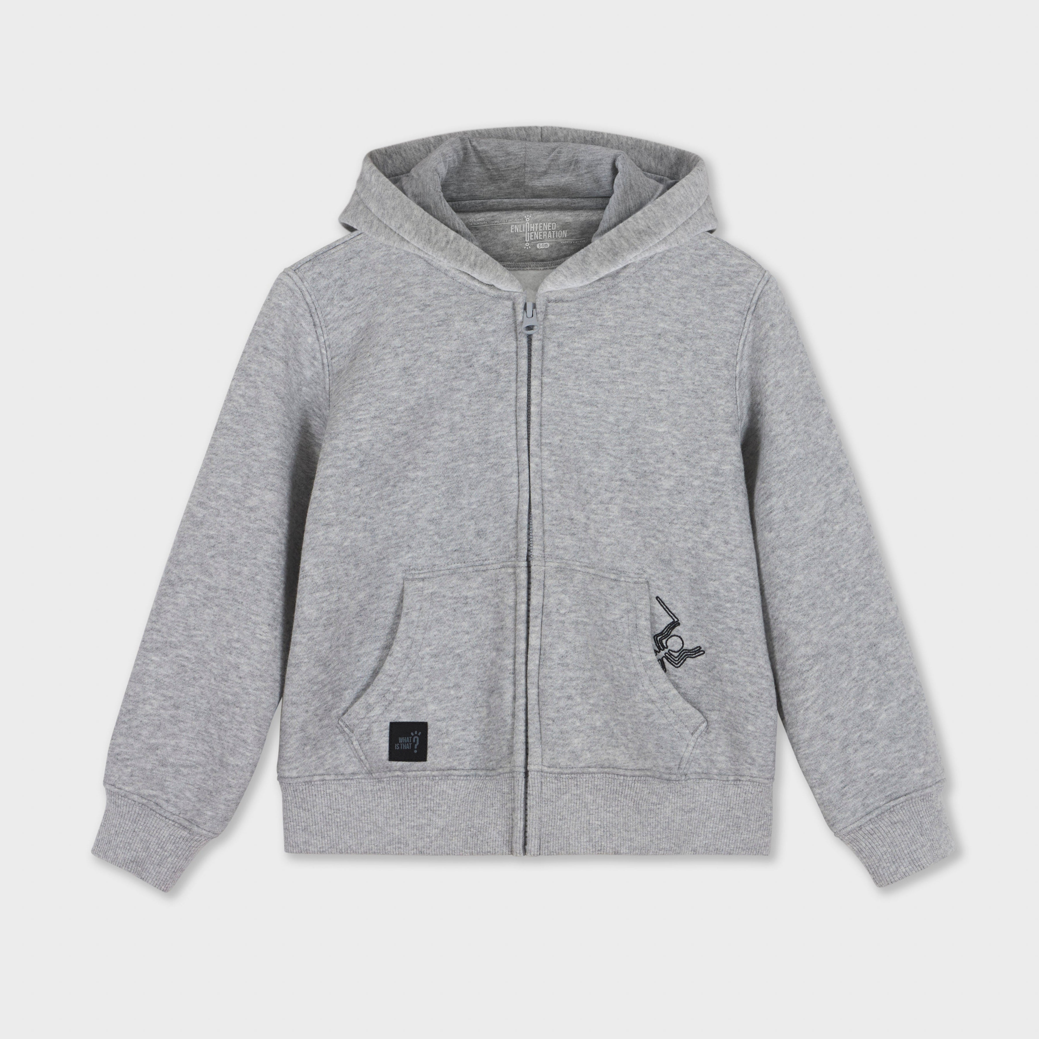Nasca Embroidered Zip-Up Hoodie