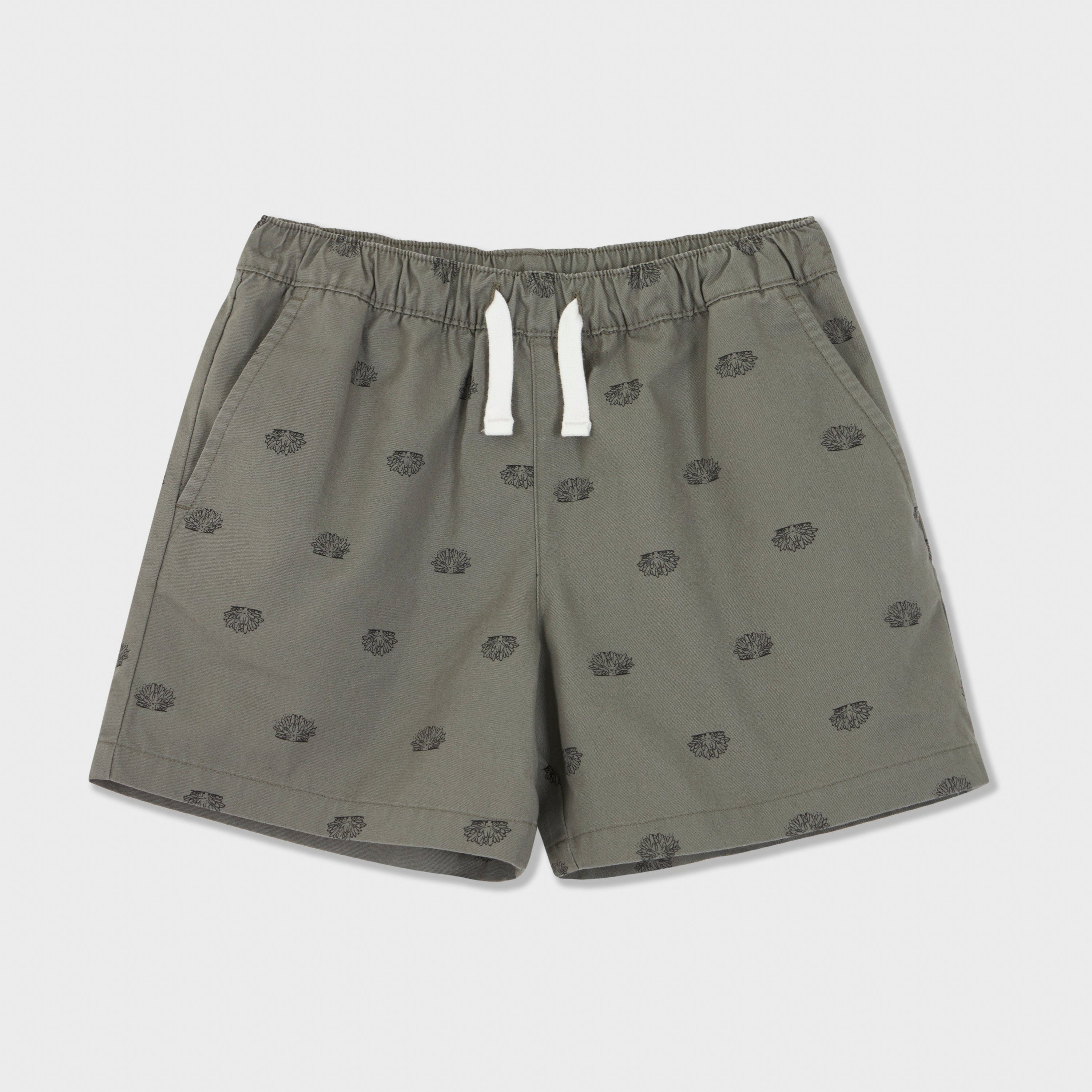 Leaf Sheep Printed Shorts