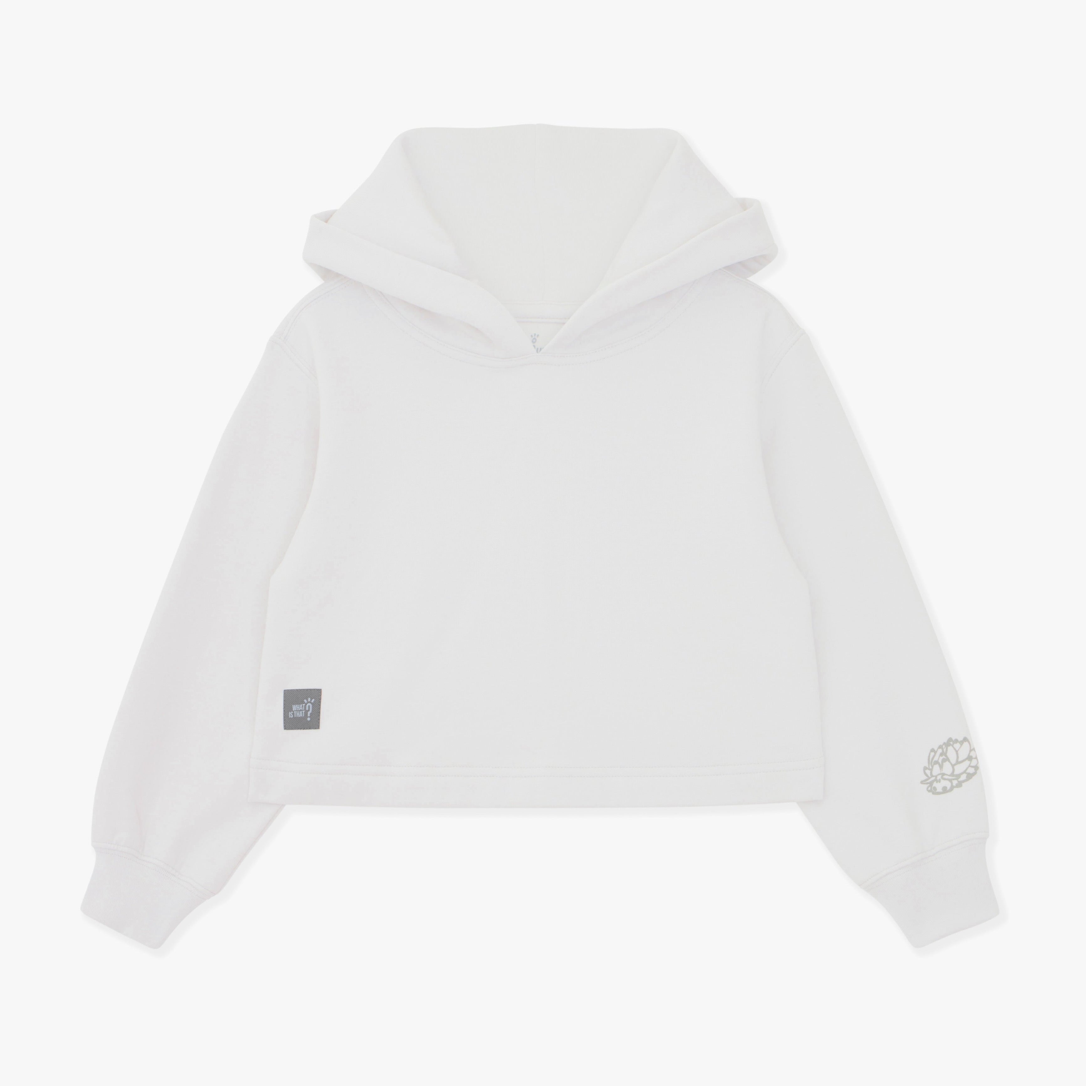 Leaf Sheep Cropped Hoodie