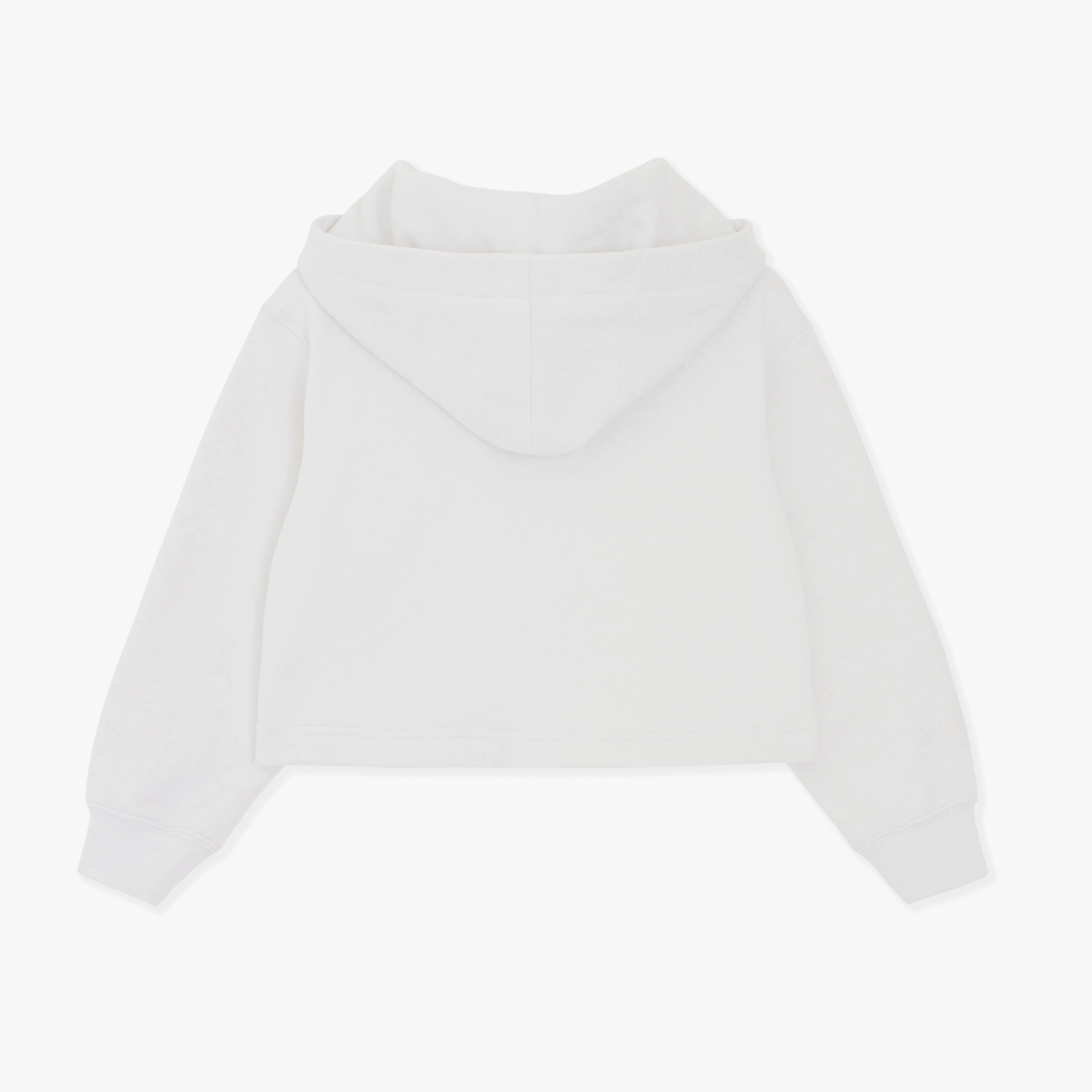 Leaf Sheep Cropped Hoodie