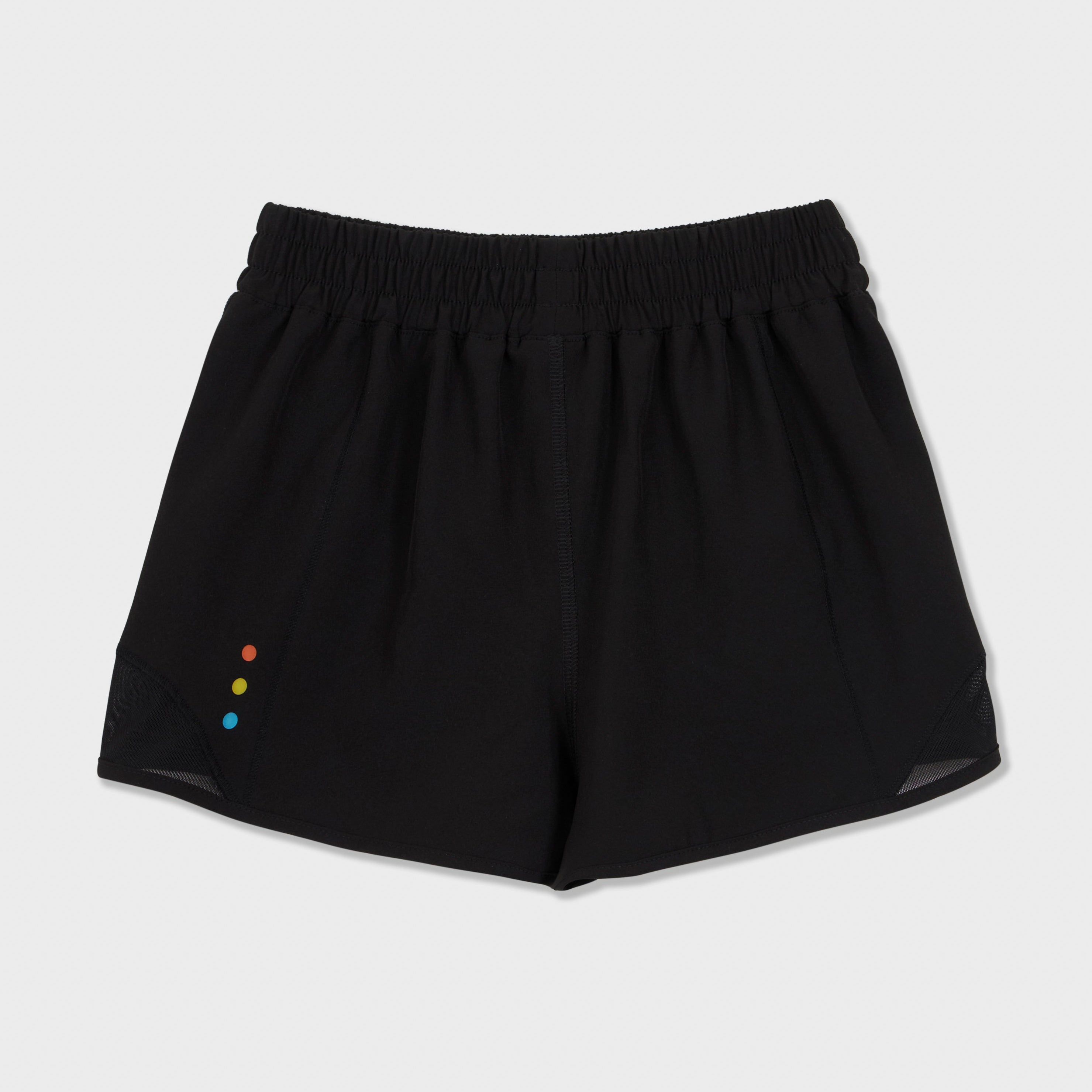 Prismatic Shorts with Mesh Inset