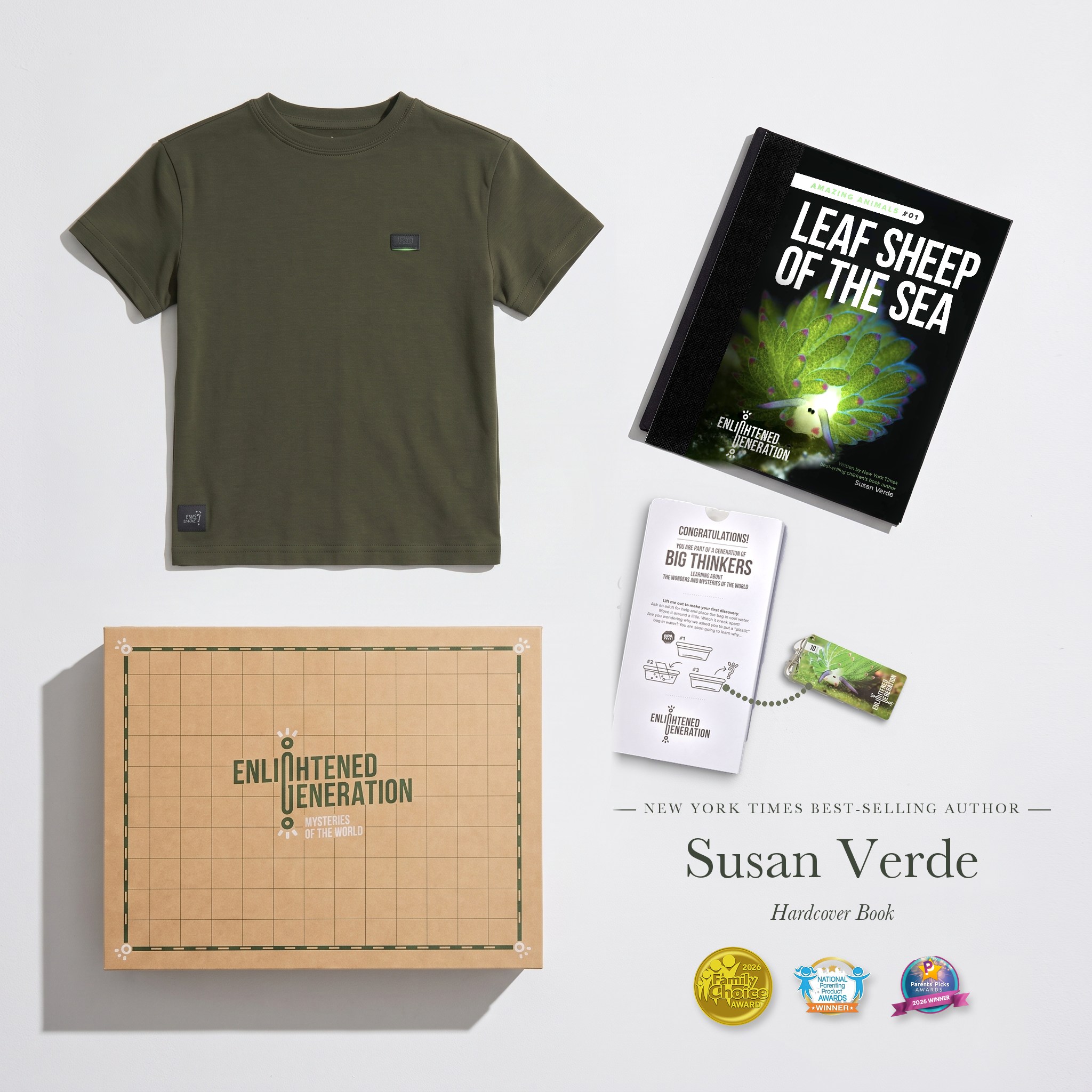 Leaf Sheep of the Sea Box with Book & Discovery Pocket Tee