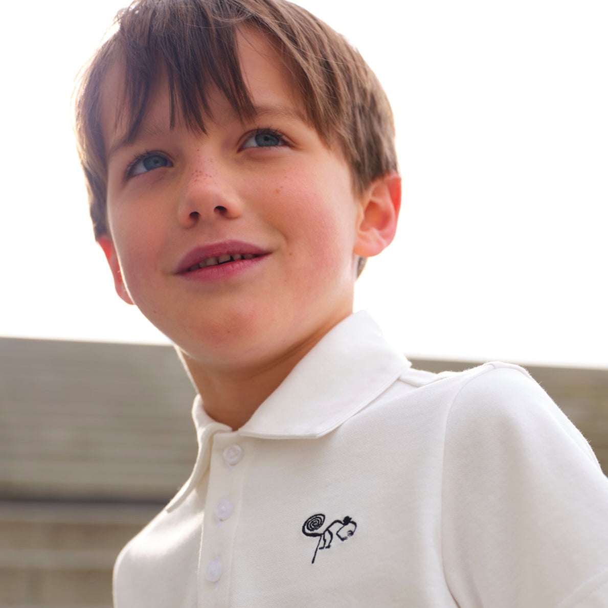 Nasca Embroidered Monkey Polo