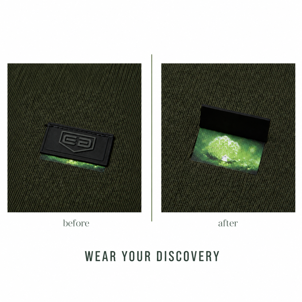 Leaf Sheep Gift Box with Green Peek-and-Discover Kids Tee, Book, and Activities