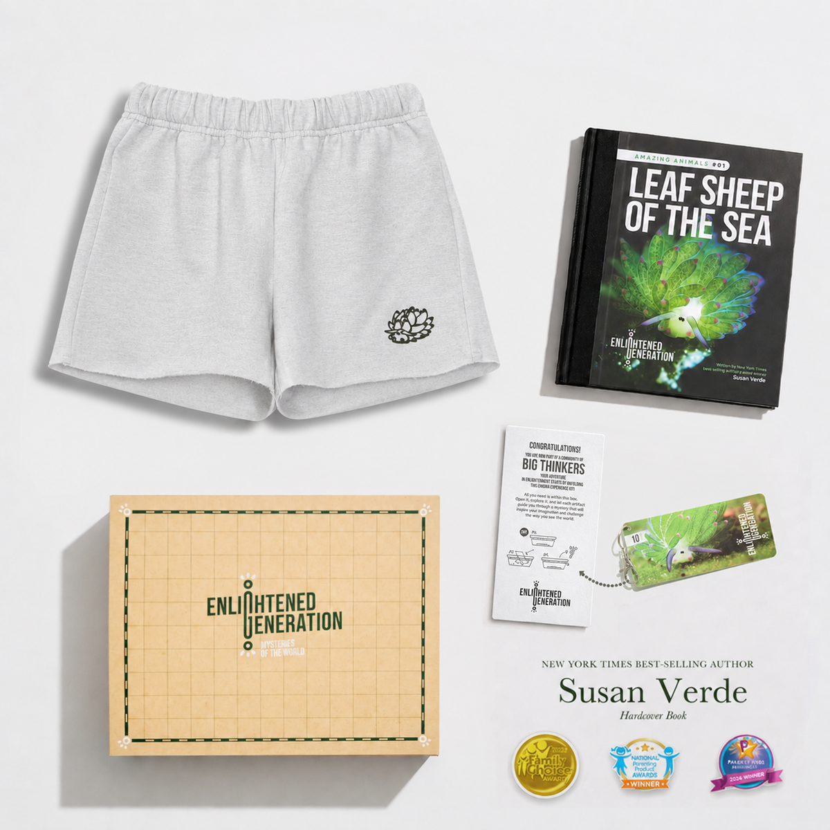 Leaf Sheep Fleece Shorts