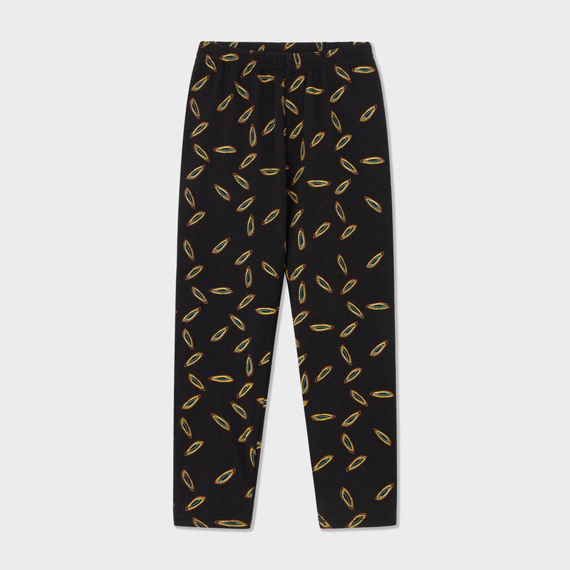 The Grand Prismatic Spring All-Over Print Kids Leggings, laid flat