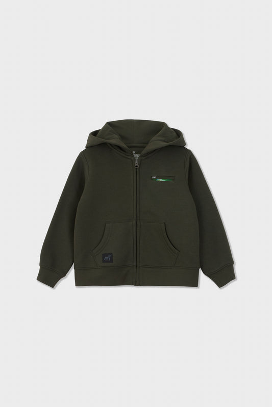 Leaf Sheep Zip-Up Hoodie