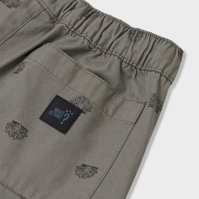 Leaf Sheep Printed Shorts