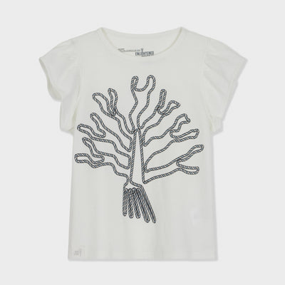 Nasca Ruffle Sleeve Tee