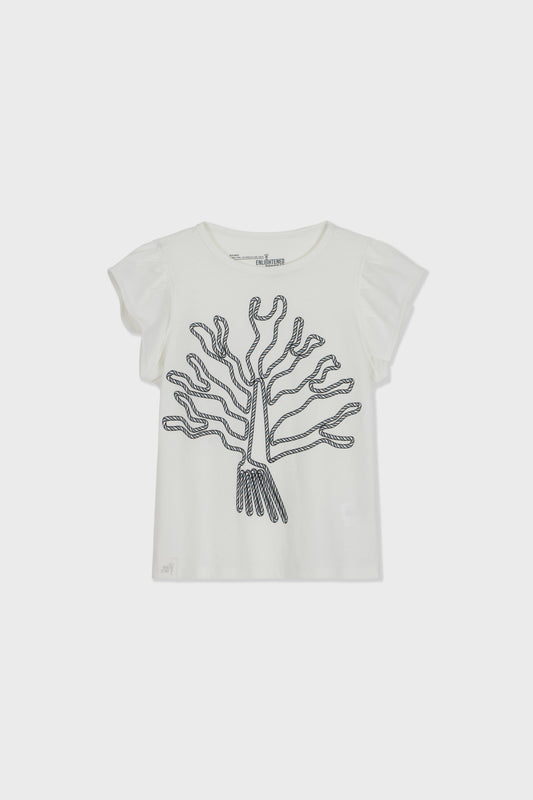 Nasca Ruffle Sleeve Tee
