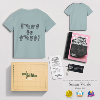 Sign Language Talking Hands Gift Box with Kids Tee, Book, and Activities
