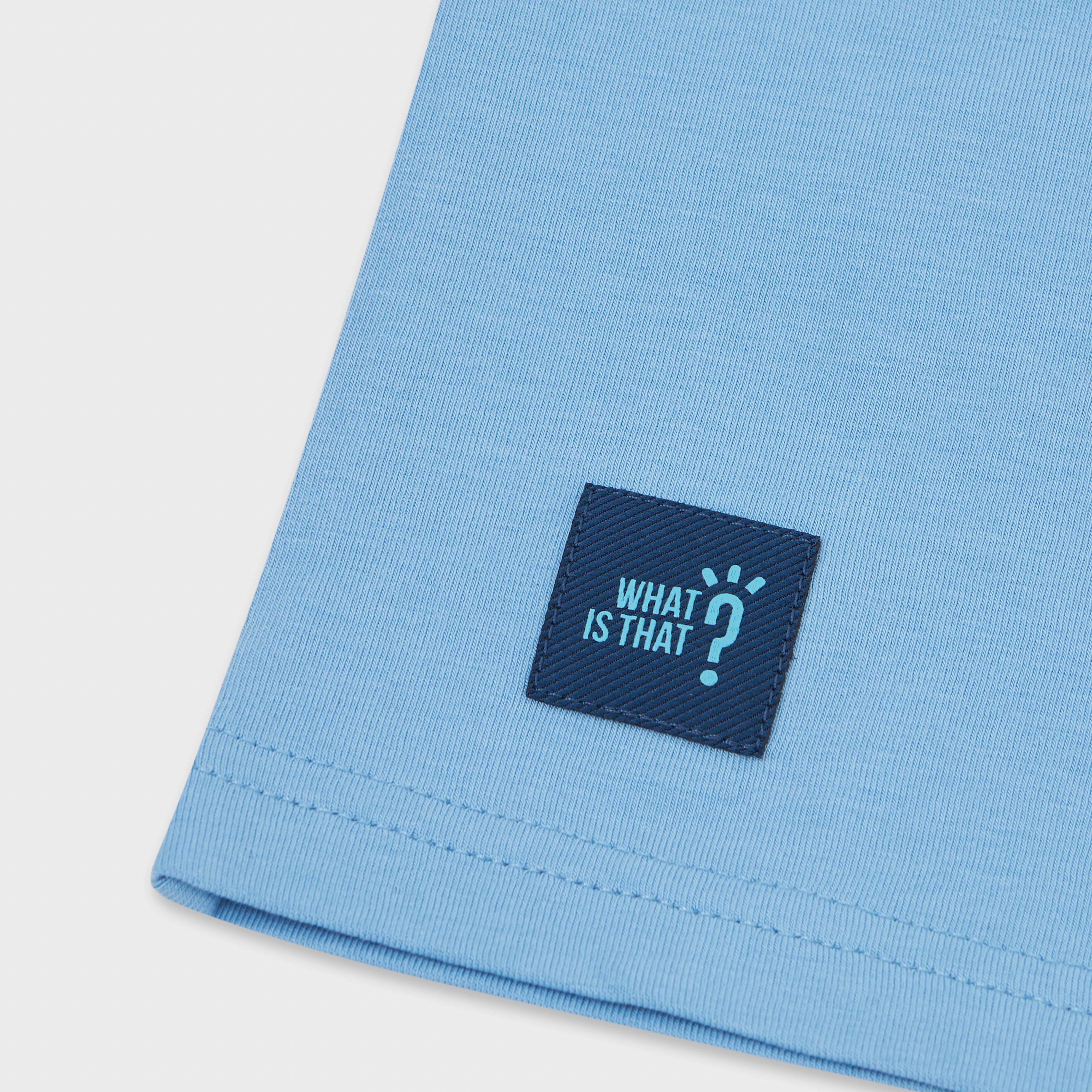 Moai Back Print Graphic Tee