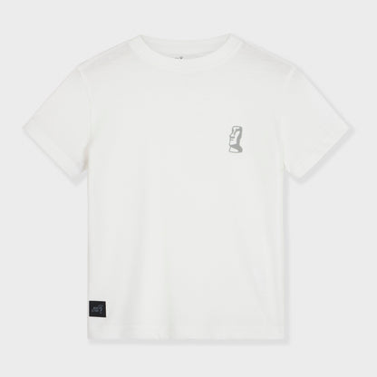Moai Flocked Graphic Tee