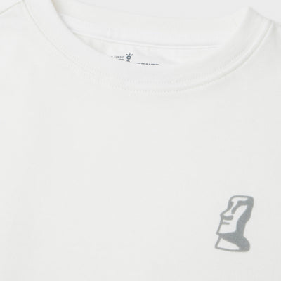Moai Flocked Graphic Tee