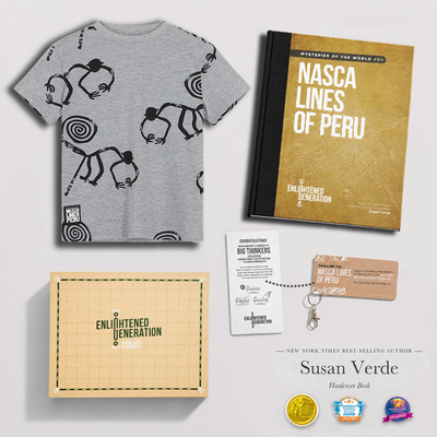 Nasca Monkey Tee Gift Box with Book & Activities