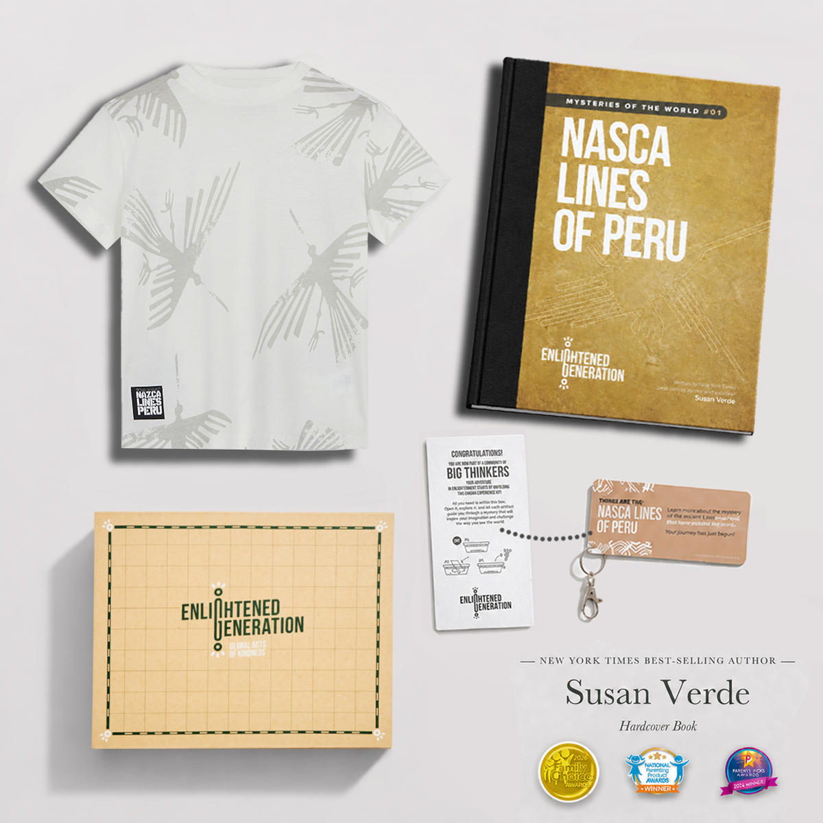 Nasca Condor Tee Gift Box with Book & Activities