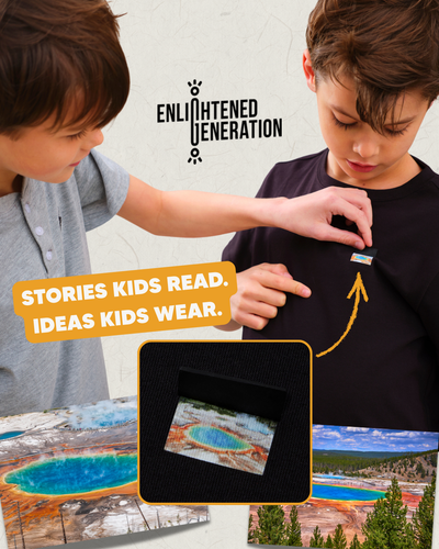 Grand Prismatic Spring Discovery Box with Book & Peek-and-Discover Tee