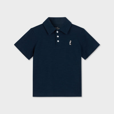 Moai Embroidered Polo
