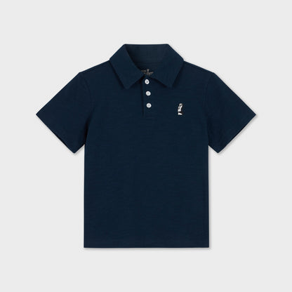 Moai Embroidered Polo