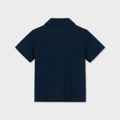 Moai Embroidered Polo