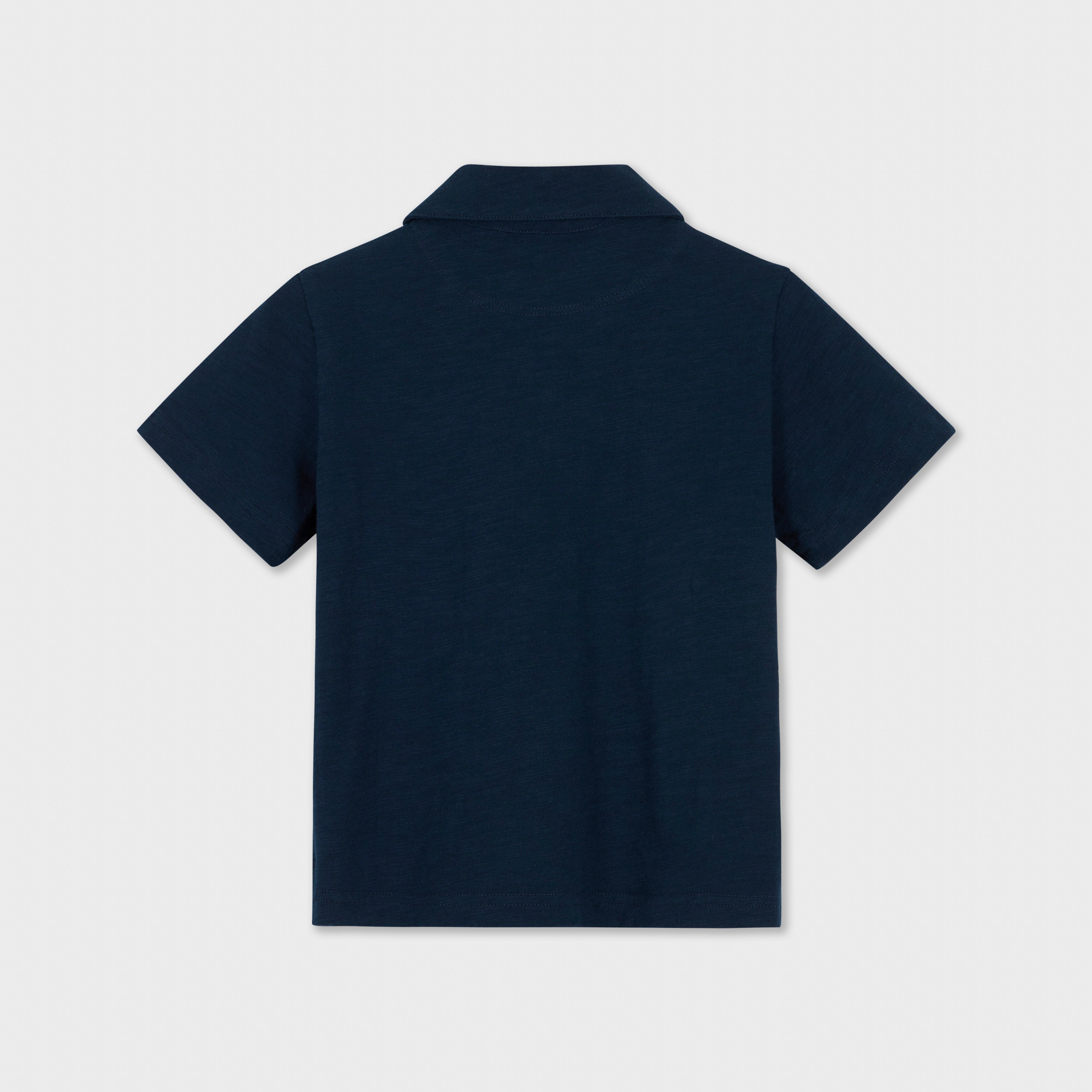 Moai Embroidered Polo