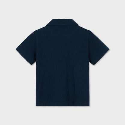 Moai Embroidered Polo