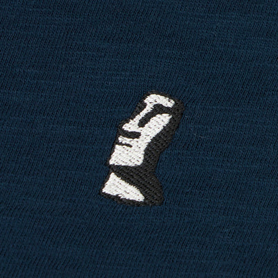 Moai Embroidered Polo