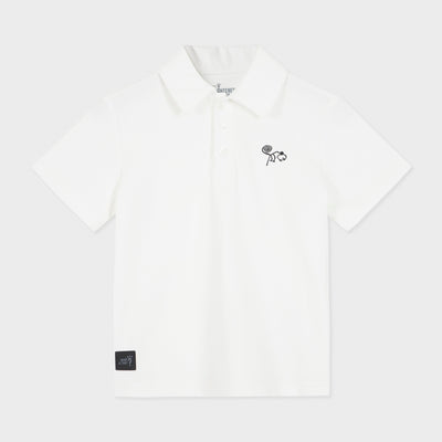 Nasca Embroidered Monkey Polo