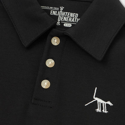 Nasca Embroidered Dog Polo