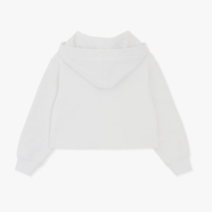 Leaf Sheep Cropped Hoodie