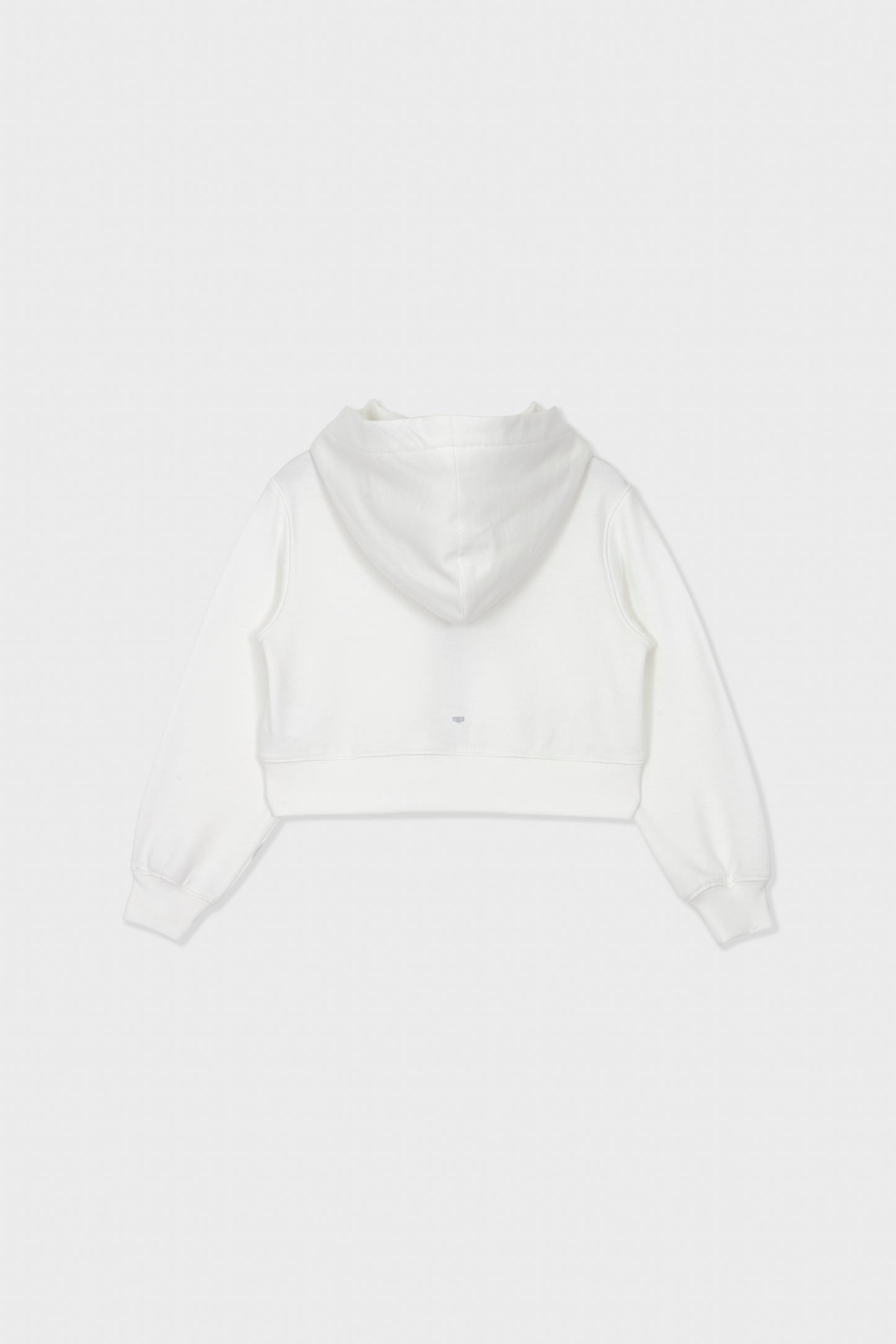 Moai Cropped Zip-Up Hoodie