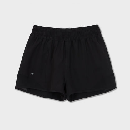 Prismatic Shorts with Mesh Inset