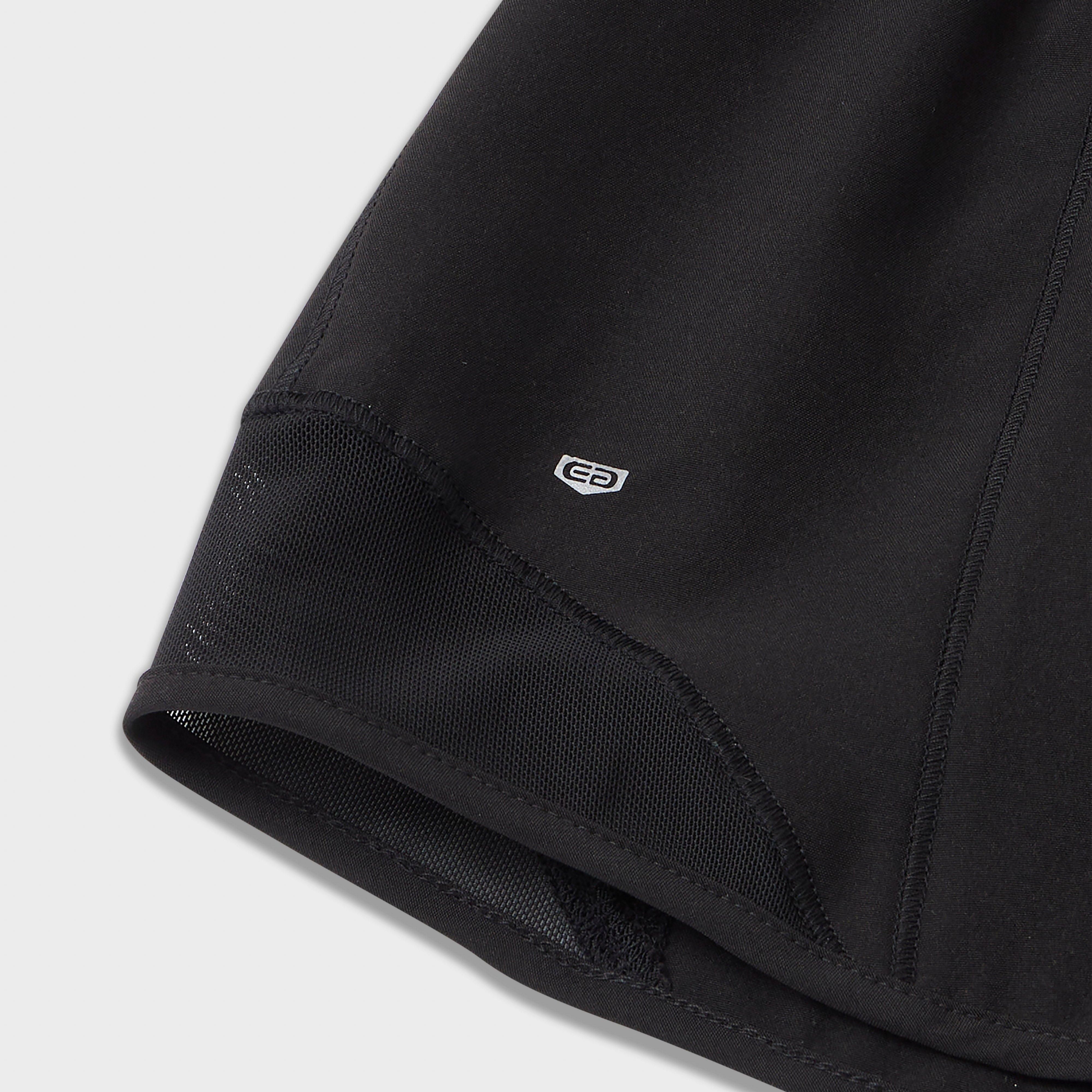 Prismatic Shorts with Mesh Inset