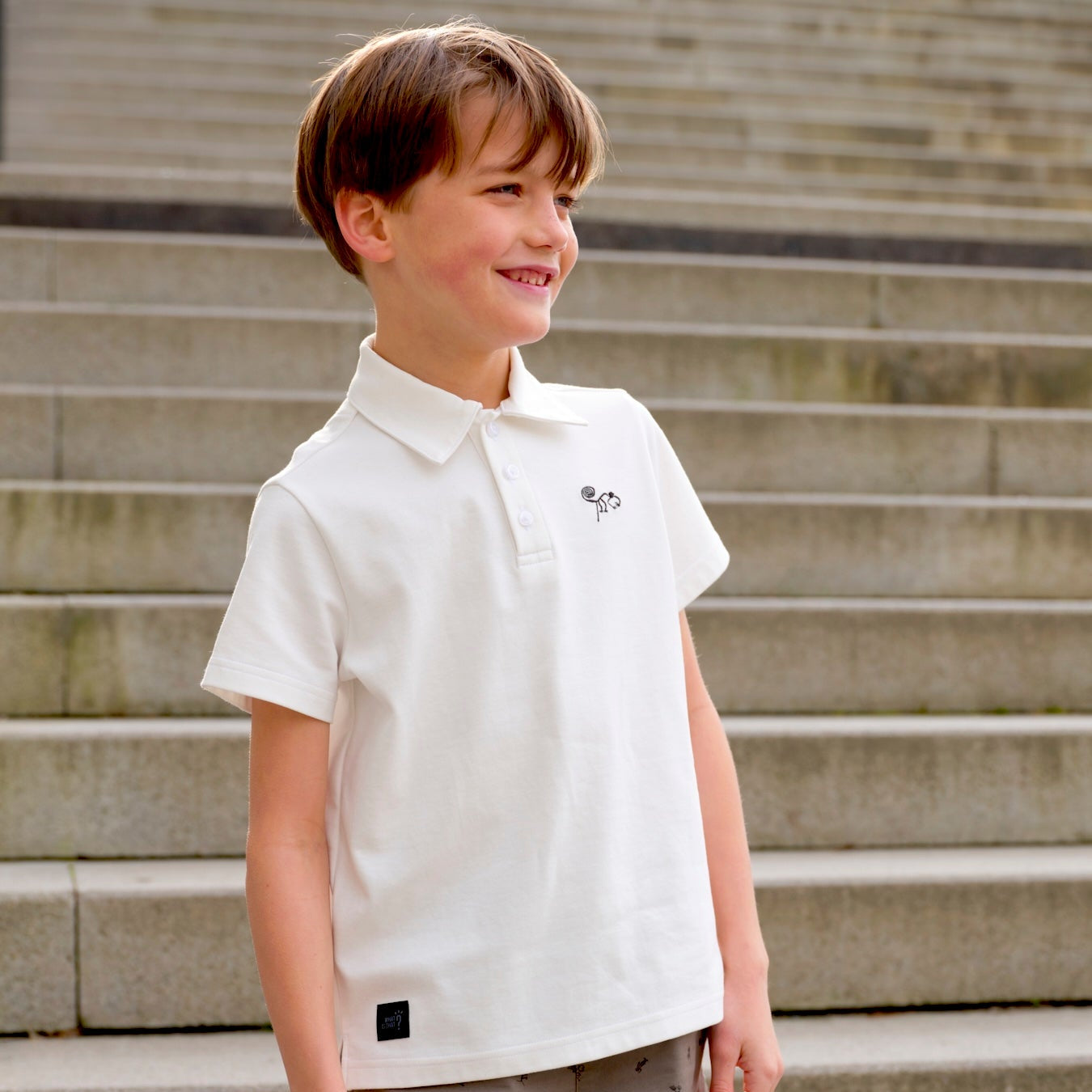 Nasca Embroidered Monkey Polo