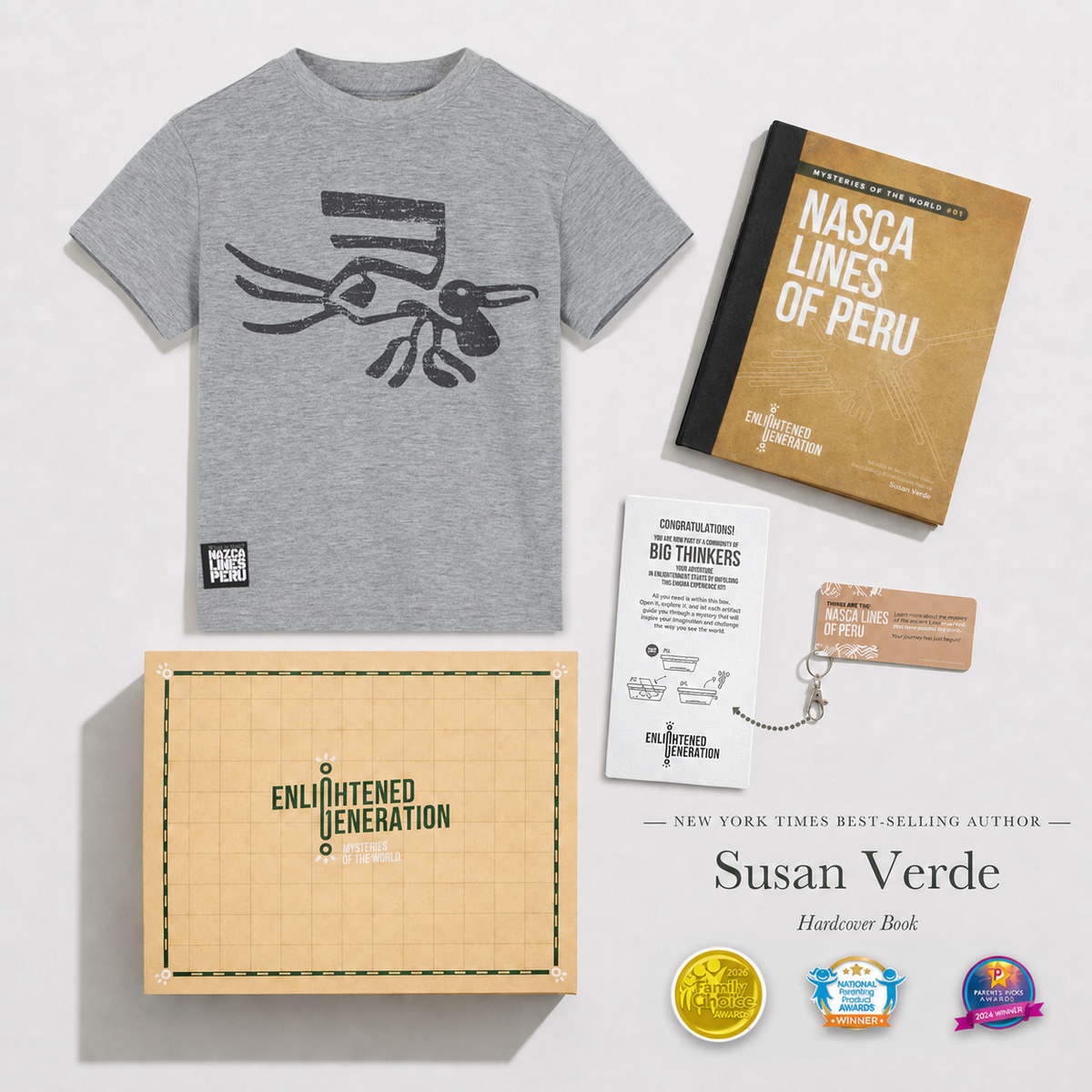 Nasca Pelican Tee Gift Box with Book & Activities