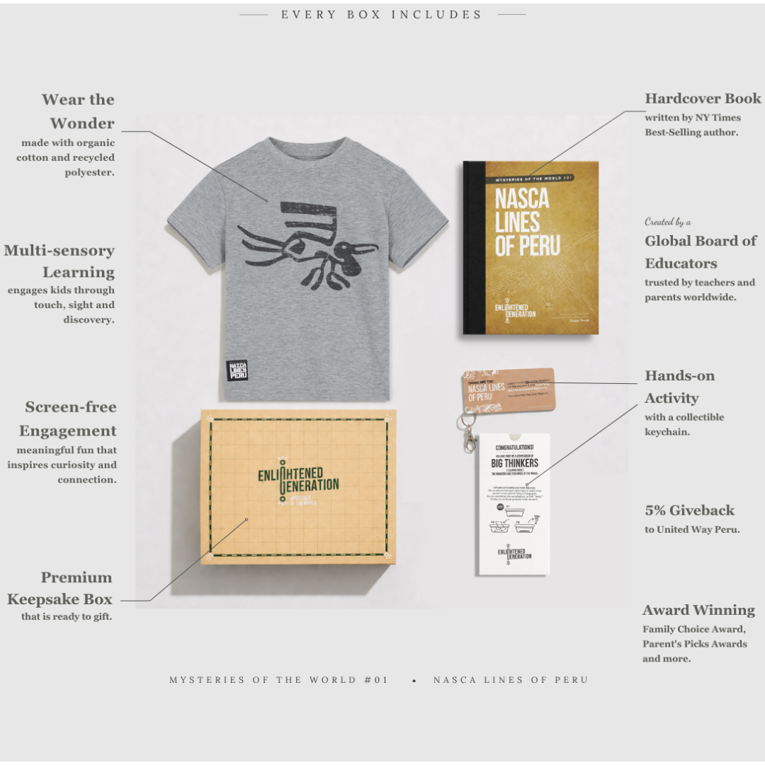 Nasca Pelican Tee Gift Box with Book & Activities