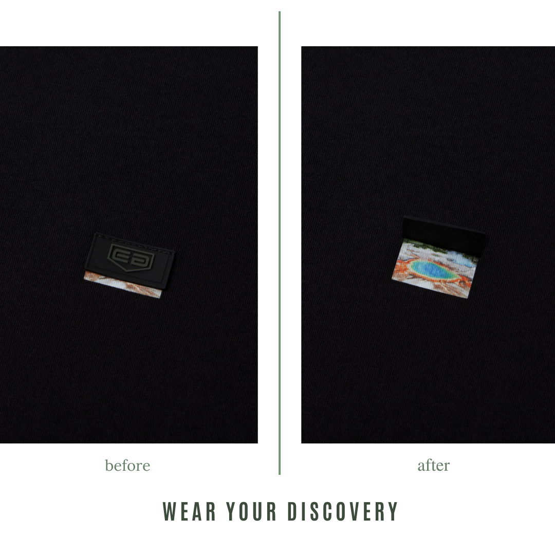 Prismatic Peek-and-Discover Tee