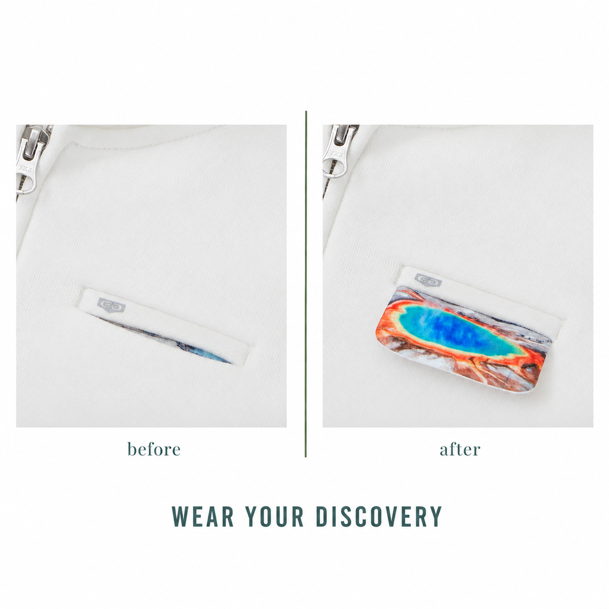 Prismatic Discovery Pocket Zip-Up
