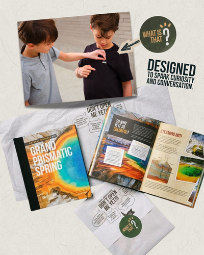 Grand Prismatic Spring Discovery Box with Book & Peek-and-Discover Tee